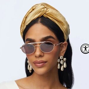 Brand new in box Lele Sadoughi gold Greta headband